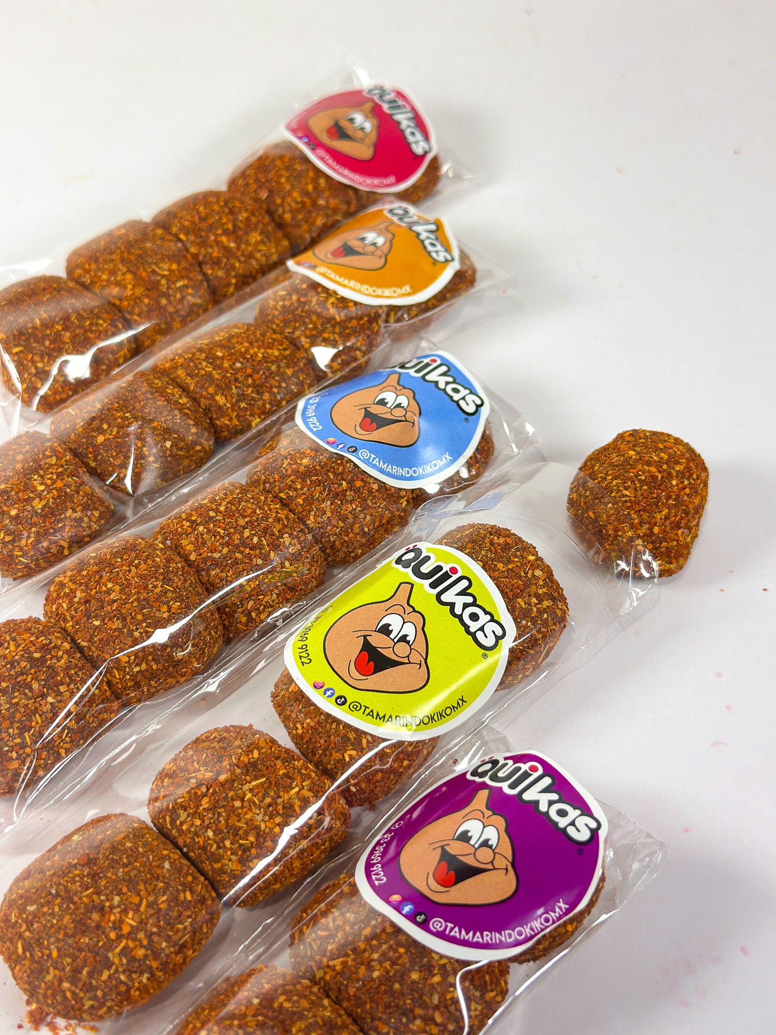 Quikas® - Bolitas picositas de Tamarindo Natural en bolsita